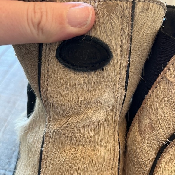 TECNICA Women’s Italian White Calf fur Ankle boot size 7 Winter Boot Waterproof - Picture 14 of 14